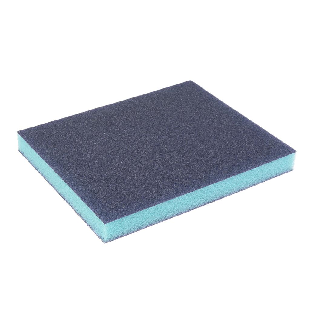 5 Pcs Coarse/Medium Grit Sanding Sponge Blue Small Area Polishing, 100 Grit