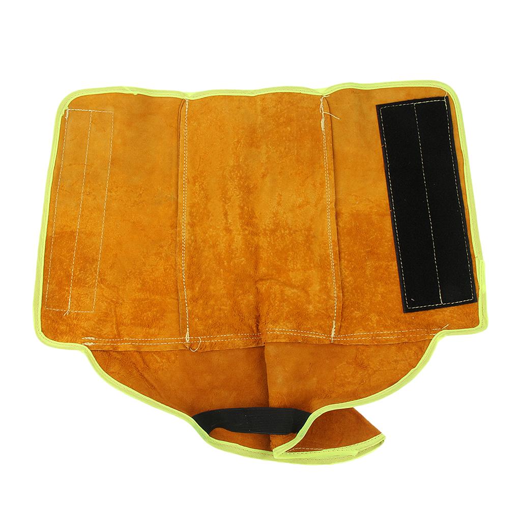 Heat Resistant Leather Welding Split Protective Shoe Cover Welder Protector