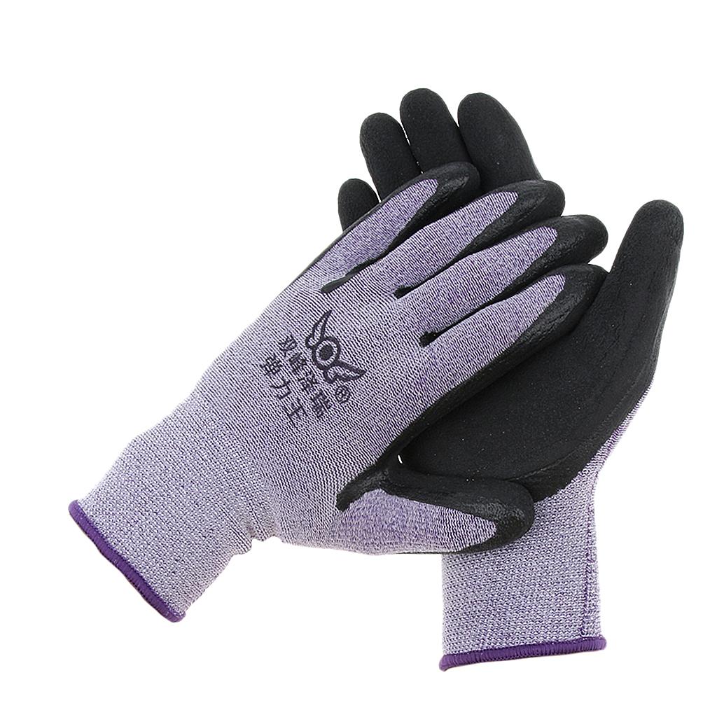 Nylon Latex Anti-Slip Elastic Safety Work Protective Gloves, Excellent Grip, Anti-Slip, Breathable, Comfortable