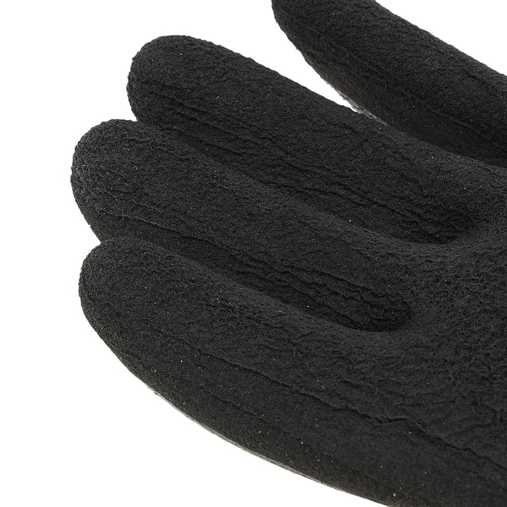 Nylon Latex Anti-Slip Elastic Safety Work Protective Gloves, Excellent Grip, Anti-Slip, Breathable, Comfortable