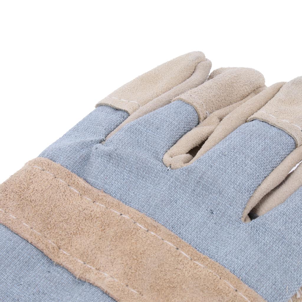 Protective Labor Gloves Leather Work Gloves Safety Hands Protection Glove