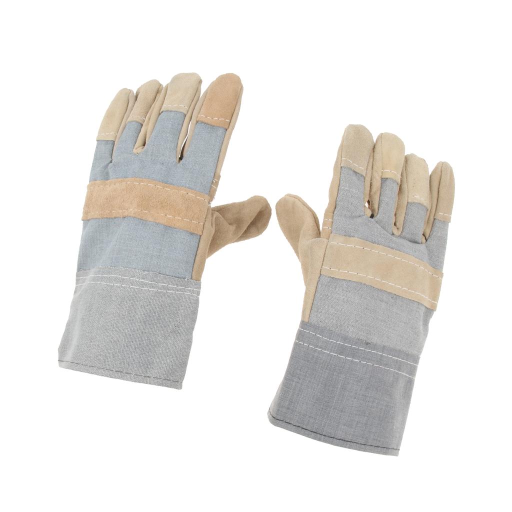 Protective Labor Gloves Leather Work Gloves Safety Hands Protection Glove