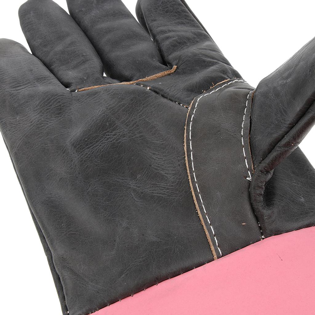 Leather Safety Work Gloves Welding Welder Protective Gloves Length 39cm