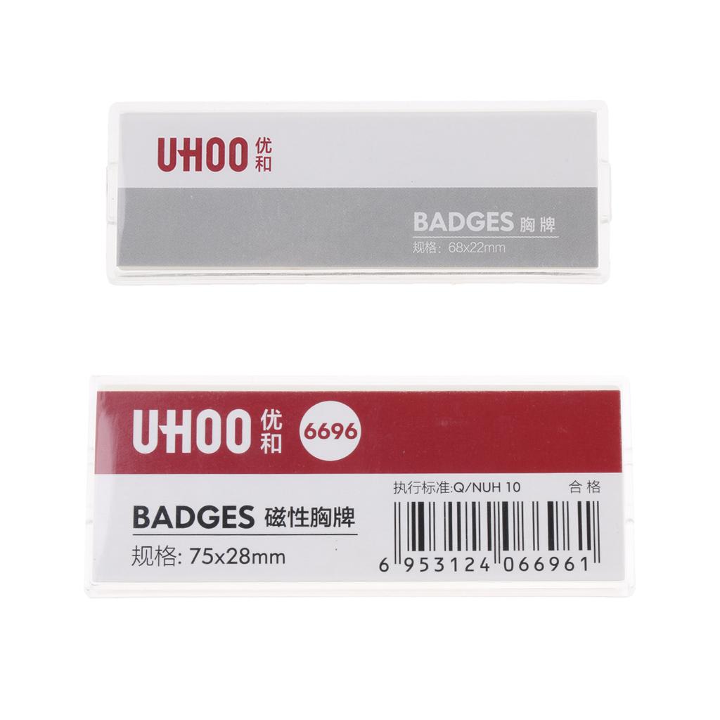 Name Badge, Employee Personized Name Tag, Employee ID Badge with Magnet L