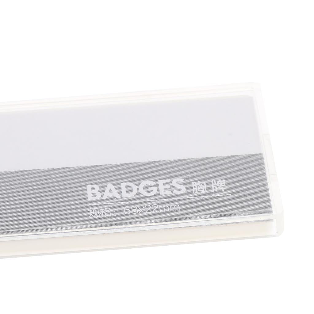 Name Badge, Employee Personized Name Tag, Employee ID Badge with Magnet S