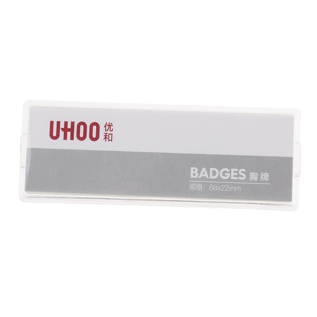 Name Badge, Employee Personized Name Tag, Employee ID Badge with Magnet S