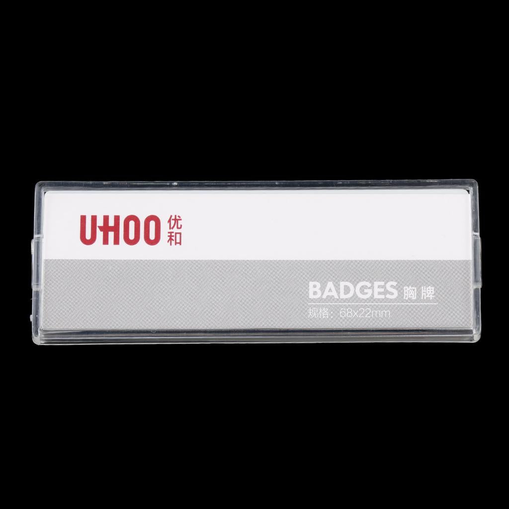 Name Badge, Employee Personized Name Tag, Employee ID Badge with Magnet S