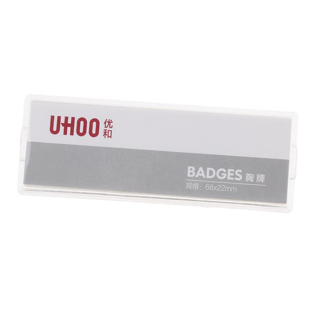 Name Badge, Employee Personized Name Tag, Employee ID Badge with Magnet S