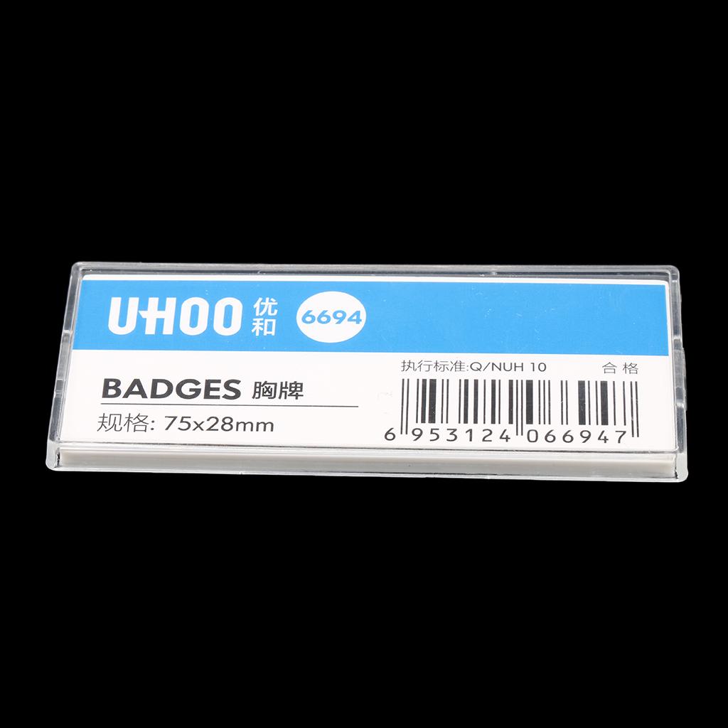 Name Badge, Employee Personized Name Tag, Employee ID Badge with Pin L