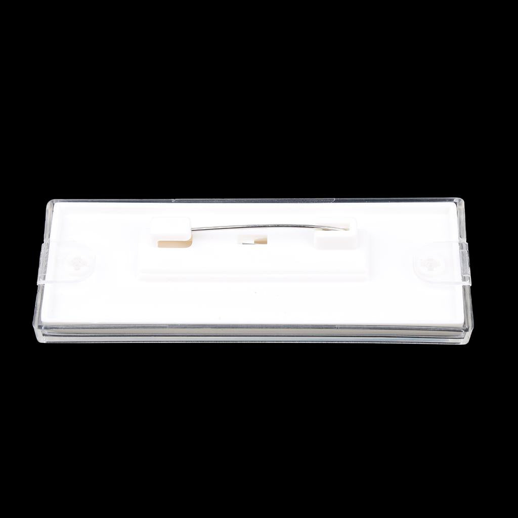 Name Badge, Employee Personized Name Tag, Employee ID Badge with Pin L