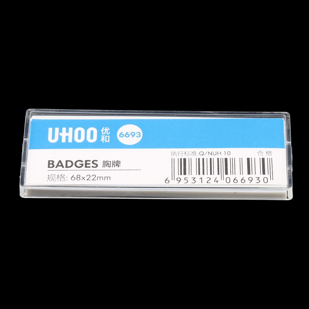 Name Badge, Employee Personized Name Tag, Employee ID Badge with Pin S