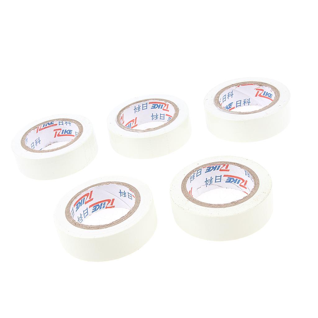 Electrical 18mm x 20m PVC Insulation/Insulating Tape Flame Retardant 6 Color White