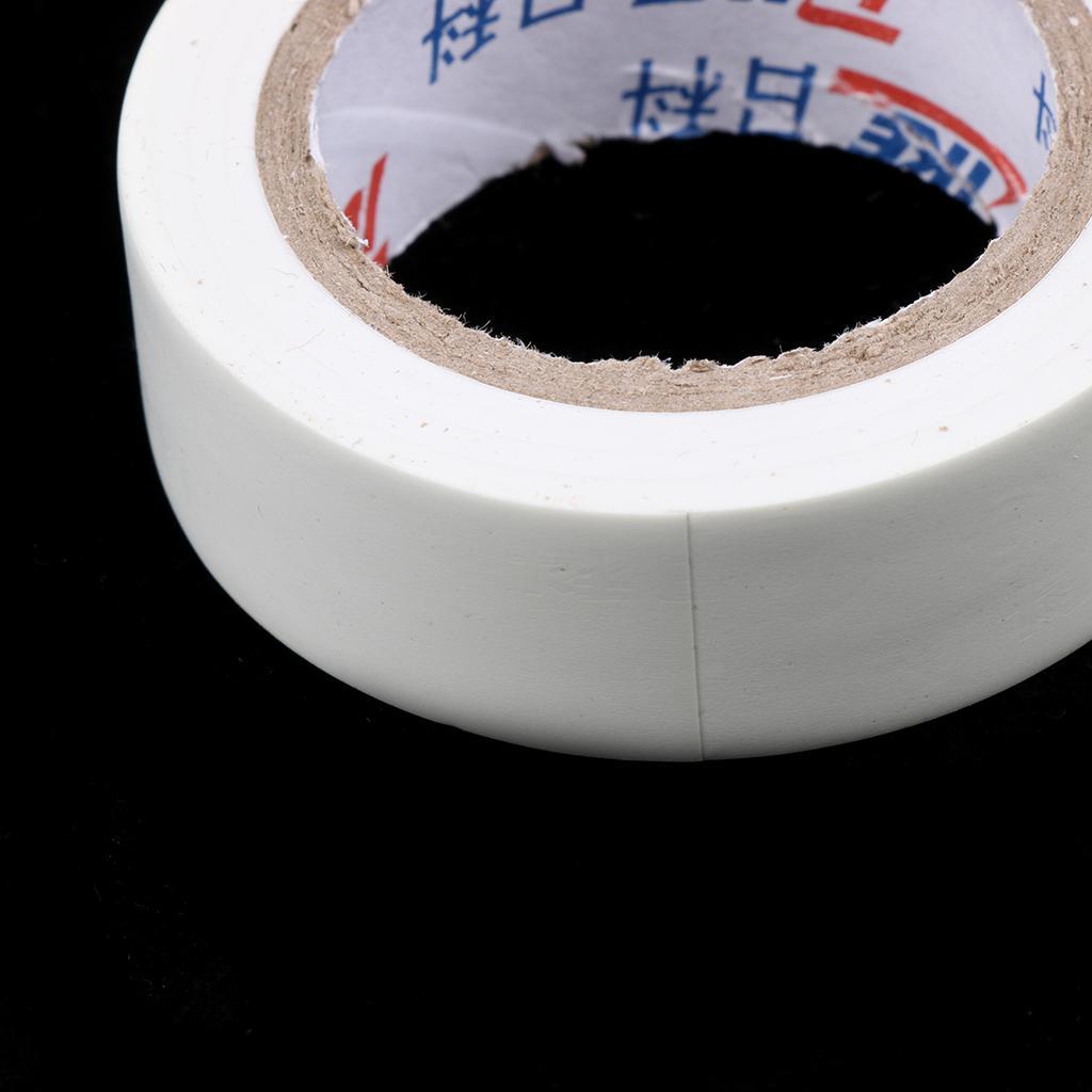 Electrical 18mm x 20m PVC Insulation/Insulating Tape Flame Retardant 6 Color White