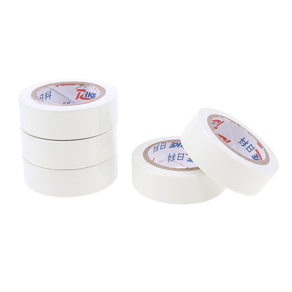 Electrical 18mm x 20m PVC Insulation/Insulating Tape Flame Retardant 6 Color White