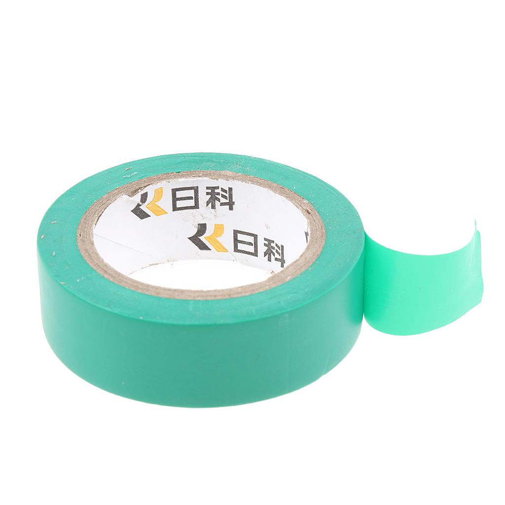 Electrical 18mm x 20m PVC Insulation/Insulating Tape Flame Retardant 6 Color Green