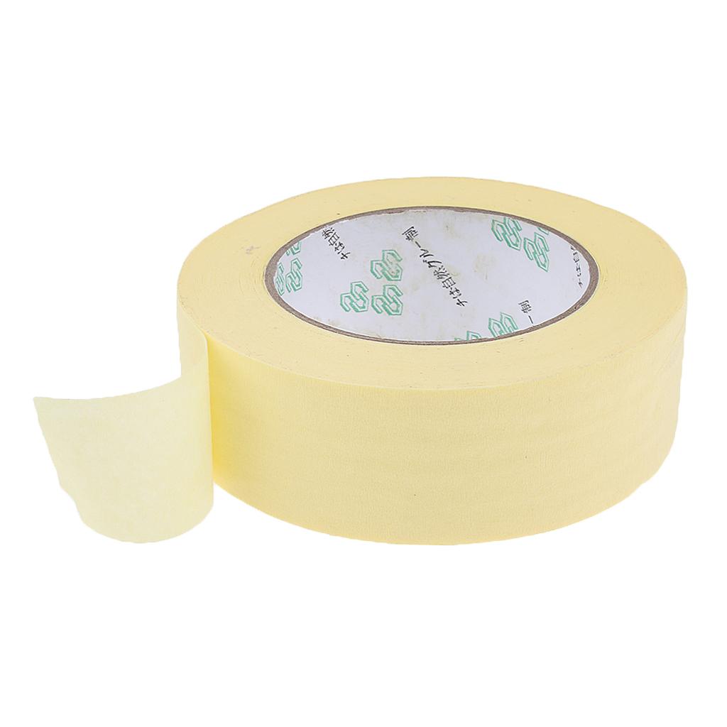 High Temperature Resistance Painters Masking Paper Tape Crepe Papel  Width 40mm