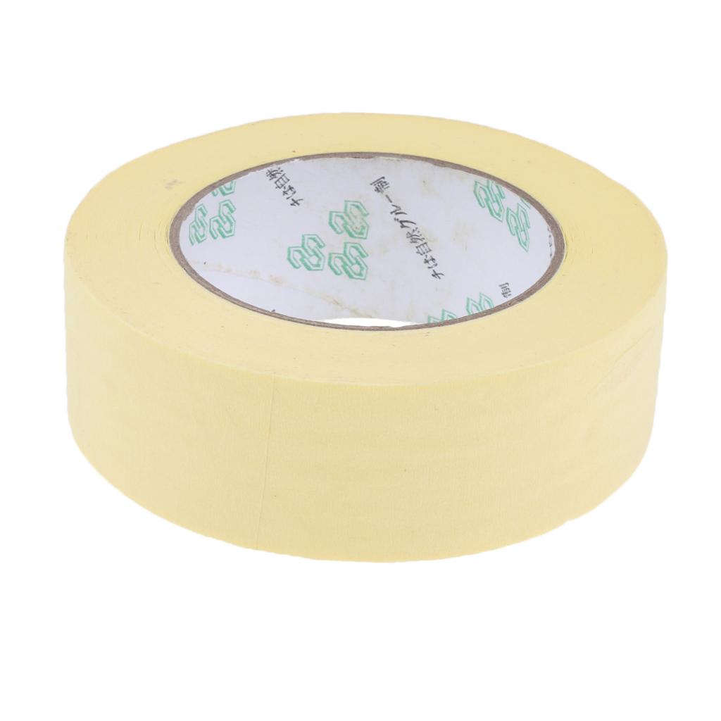 High Temperature Resistance Painters Masking Paper Tape Crepe Papel  Width 40mm