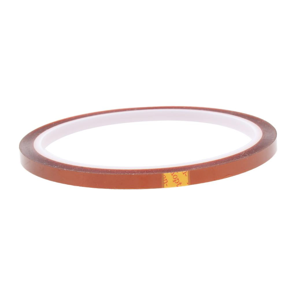 Brown High Temperature Heat Resistant Kapton Tape For Electric  Width 5mm