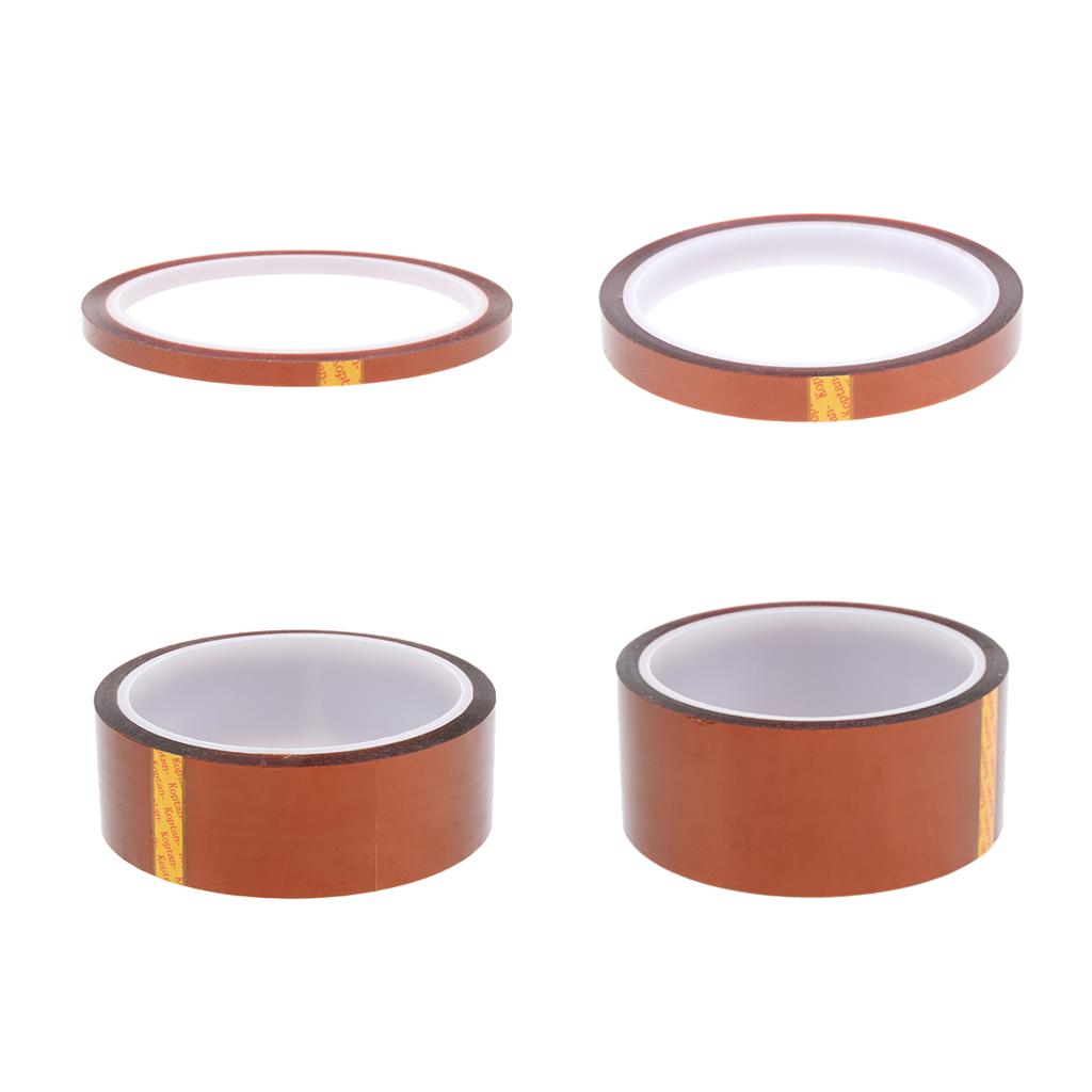 Brown High Temperature Heat Resistant Kapton Tape For Electric  Width 5mm