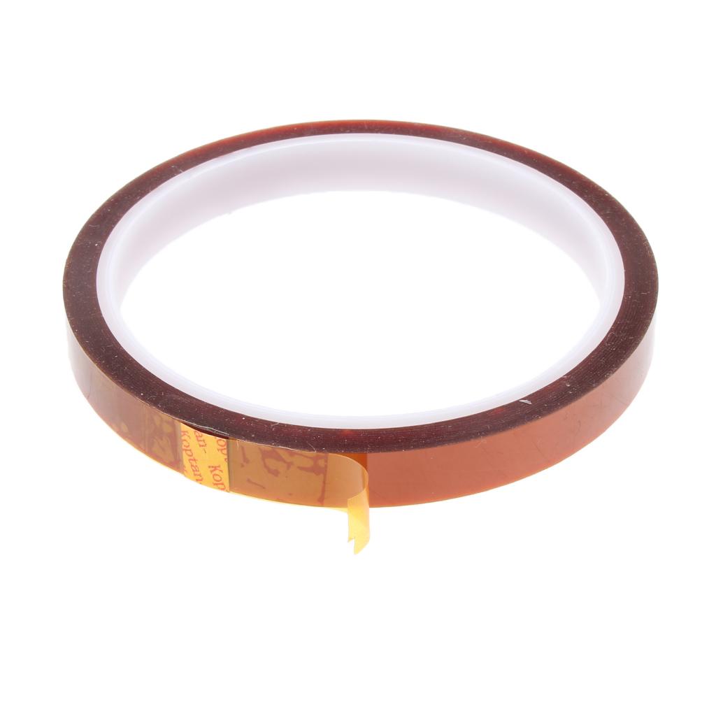 Brown High Temperature Heat Resistant Kapton Tape For Electric  Width 10mm