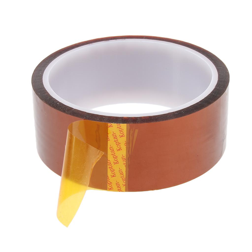 Brown High Temperature Heat Resistant Kapton Tape For Electric  Width 35mm