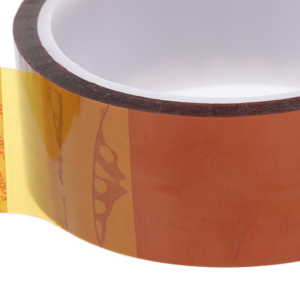 Brown High Temperature Heat Resistant Kapton Tape For Electric  Width 35mm