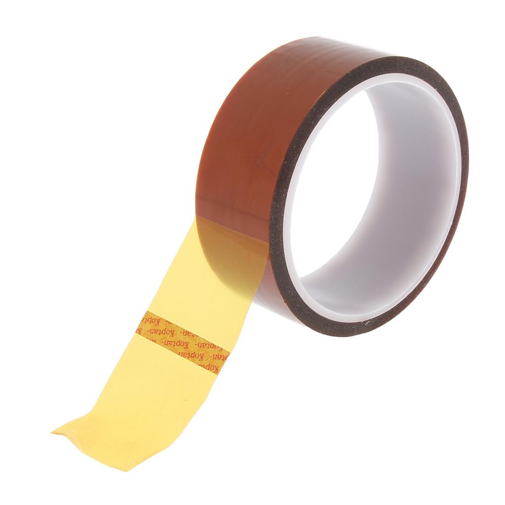 Brown High Temperature Heat Resistant Kapton Tape For Electric  Width 35mm