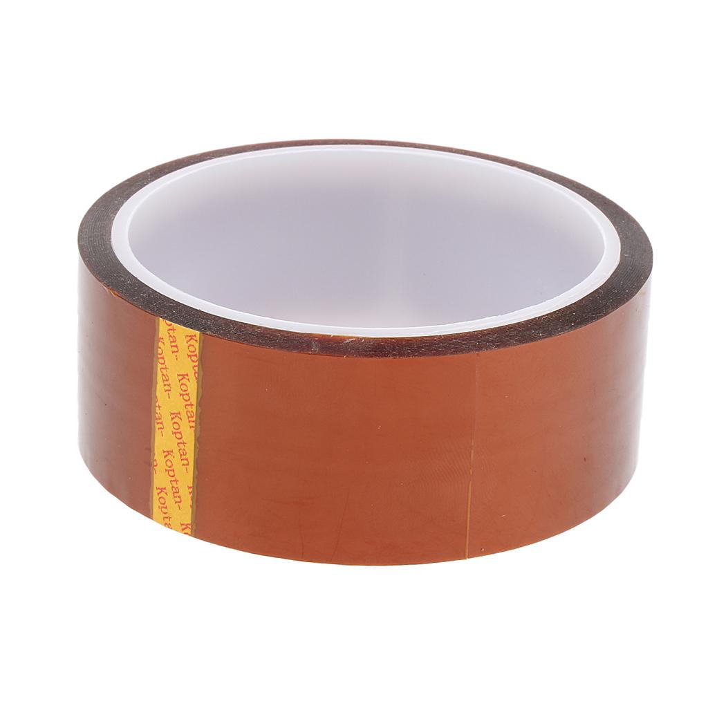 Brown High Temperature Heat Resistant Kapton Tape For Electric  Width 35mm