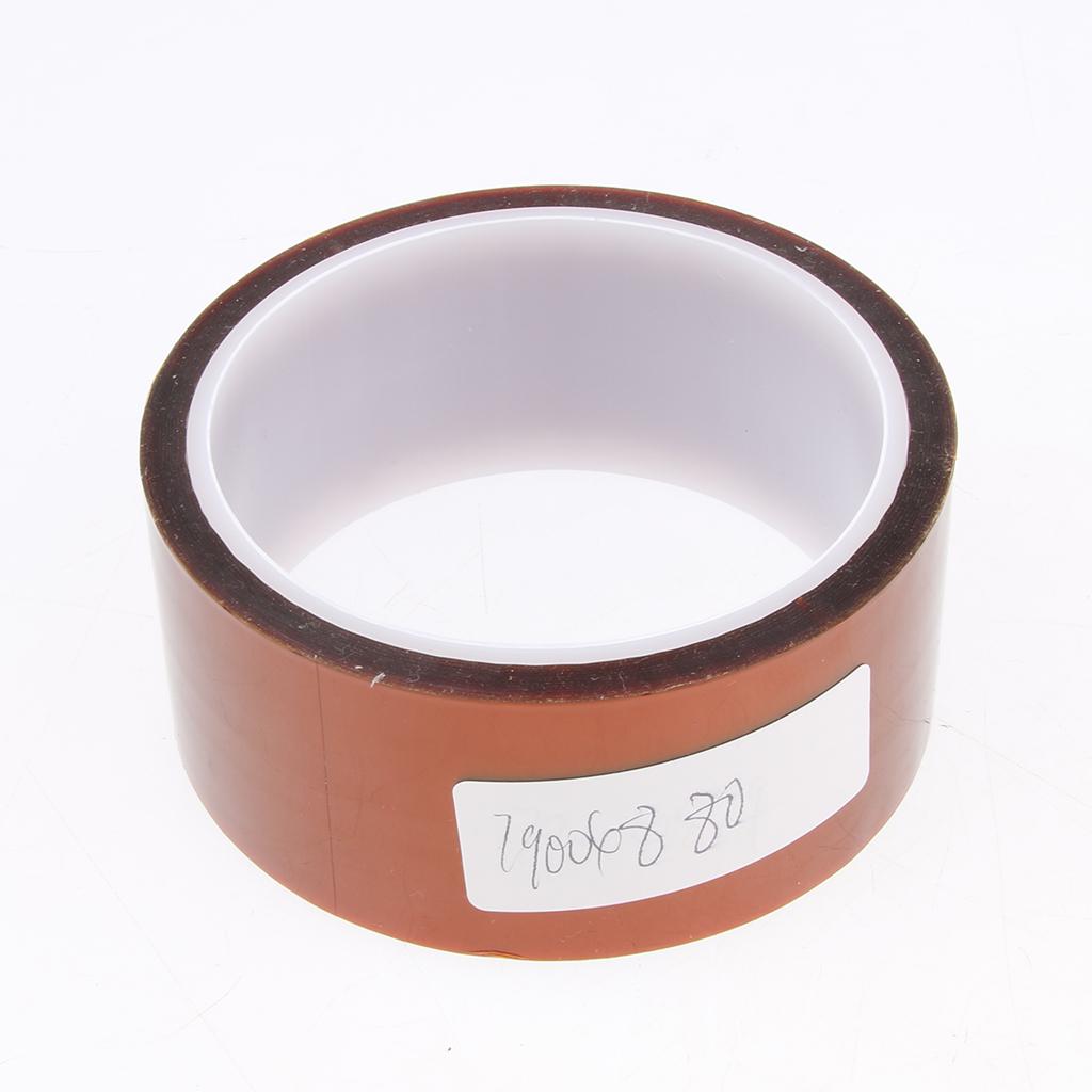 Brown High Temperature Heat Resistant Kapton Tape For Electric  Width 40mm