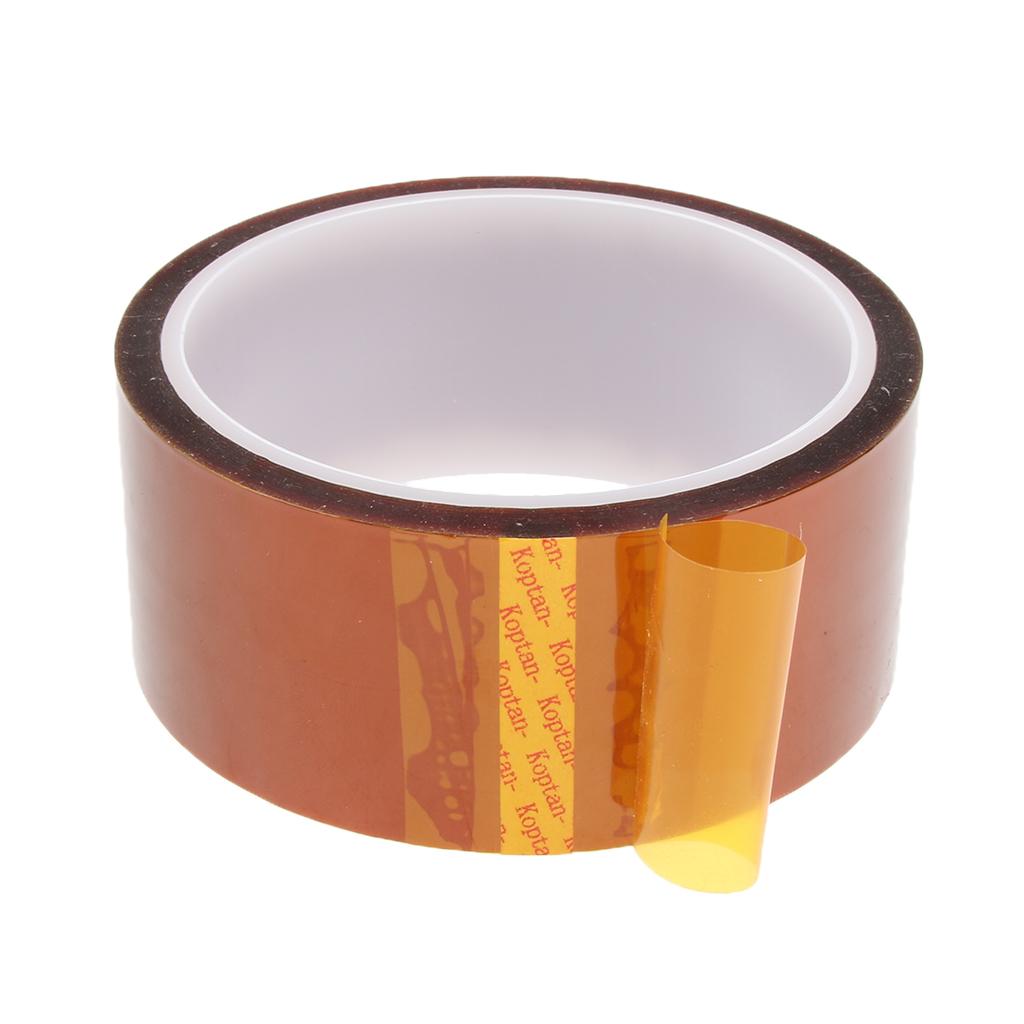 Brown High Temperature Heat Resistant Kapton Tape For Electric  Width 40mm