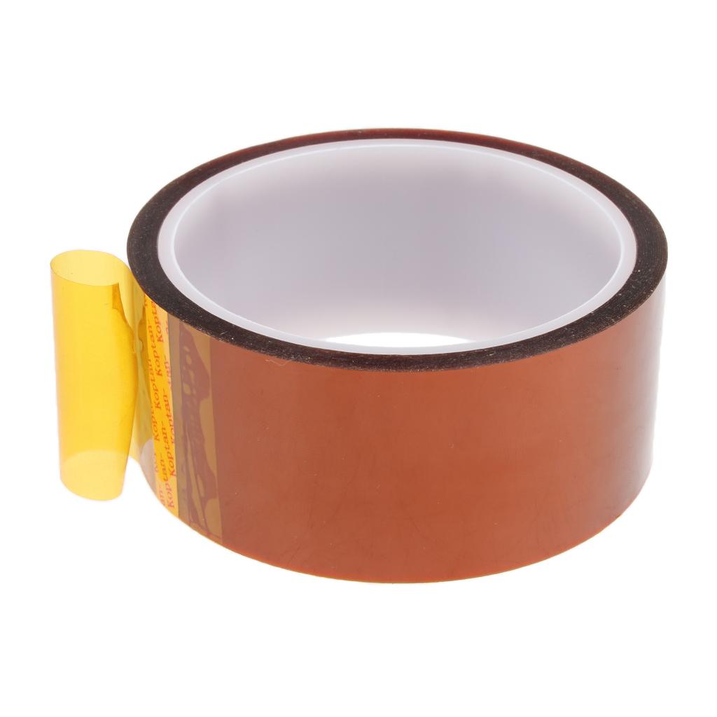 Brown High Temperature Heat Resistant Kapton Tape For Electric  Width 40mm