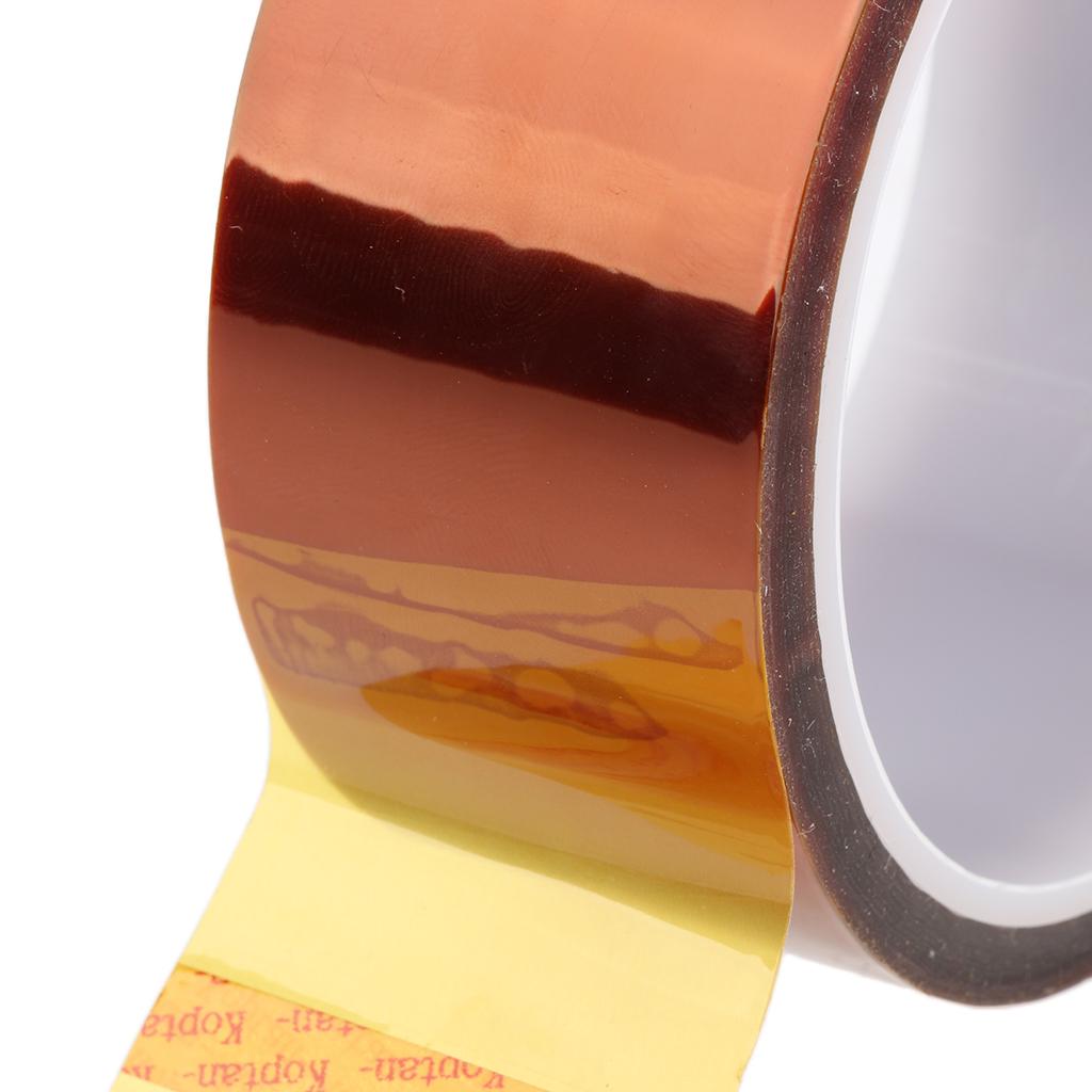 Brown High Temperature Heat Resistant Kapton Tape For Electric  Width 40mm