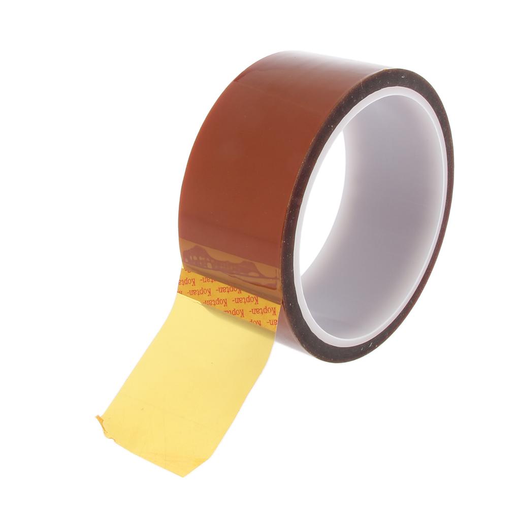 Brown High Temperature Heat Resistant Kapton Tape For Electric  Width 40mm