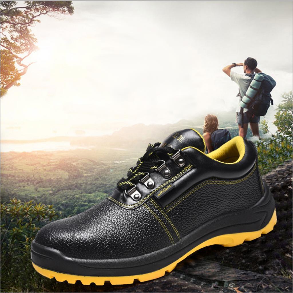 Safety Work Boots Steel Toe Water Resistant Shock Absorbent Boots US 7.0