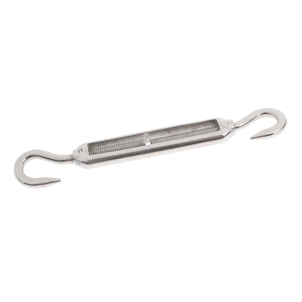 Stainless Steel 304 Hook & Hook Turnbuckle Wire Rope Tension Pack Of 1 M5