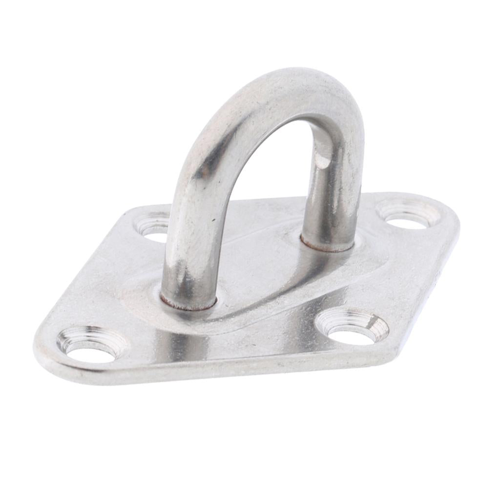 Stainless Steel Marine Boat Hardware Heavy Duty Diamond Pad Eye Plate 5/6mm 6mm