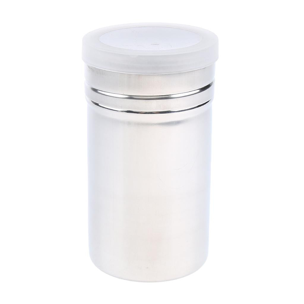 Stainless Steel Chocolate Shaker Sugar Powder Cocoa Flour Coffee Sifter L