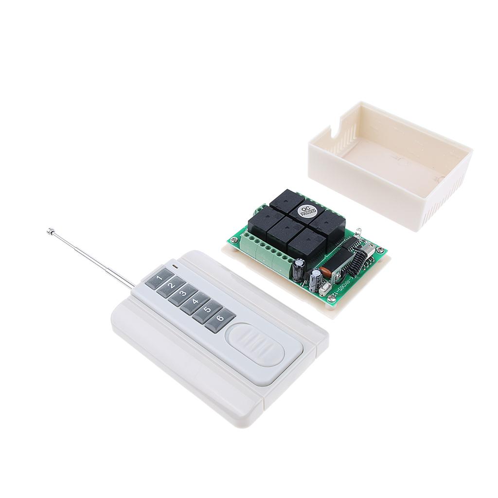  Wireless Remote Control Relay Switch Transmitter + Receiver 315Mhz