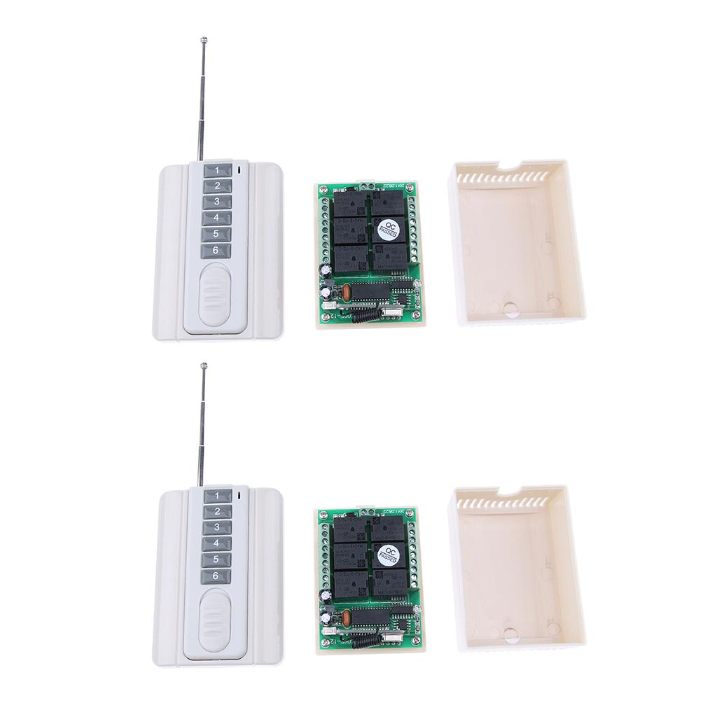  Wireless Remote Control Relay Switch Transmitter + Receiver 315Mhz