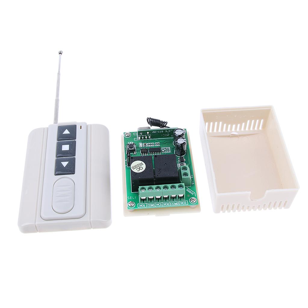 Wireless Remote Control Switch DC12V Relay Receiver&RF Transmitter 433Mhz