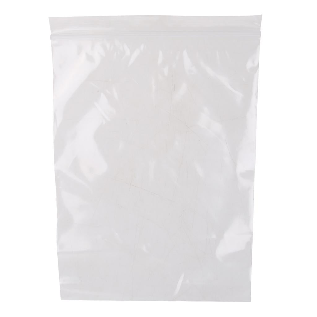 500 Pieces Clear Grip Seal Ziplock Bag Self Seal Resealable Bags 4*6cm, Food Grade PE