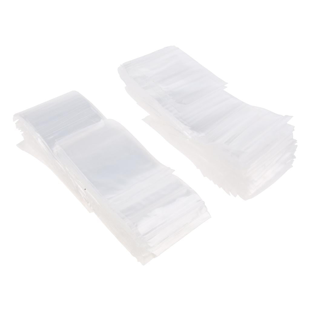 500 Pieces Clear Grip Seal Ziplock Bag Self Seal Resealable Bags 5×7cm