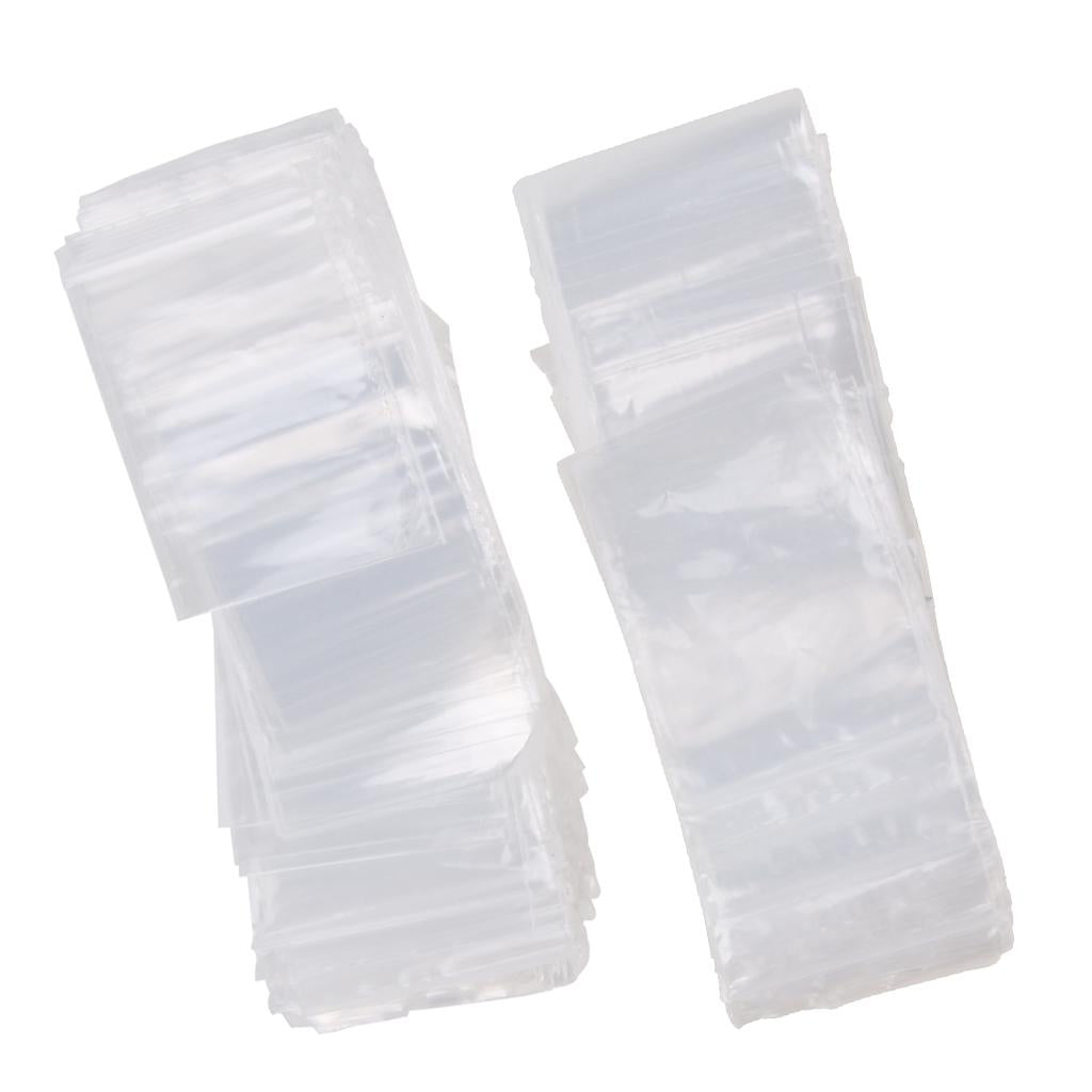 500 Pieces Clear Grip Seal Ziplock Bag Self Seal Resealable Bags 5×7cm