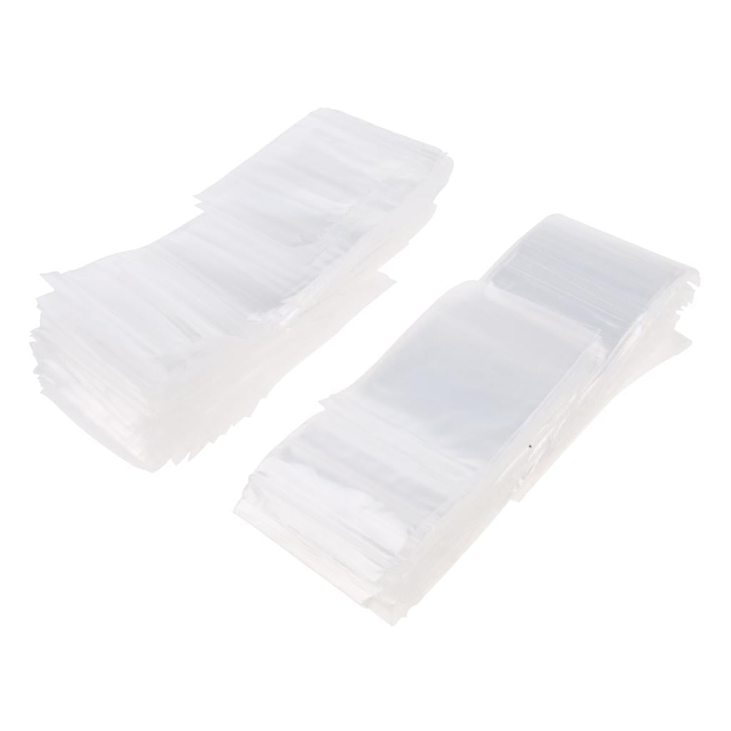 500 Pieces Clear Grip Seal Ziplock Bag Self Seal Resealable Bags 5×7cm