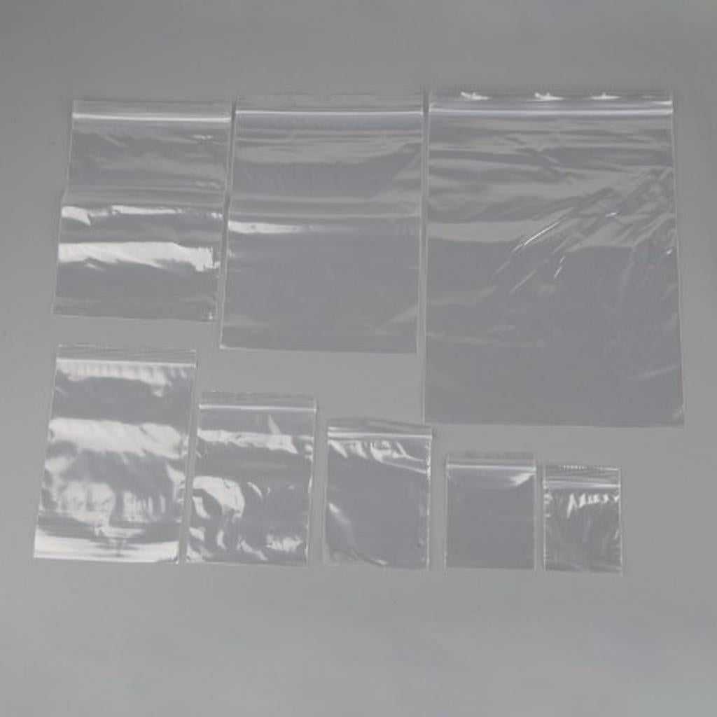 500 Pieces Clear Grip Seal Ziplock Bag Self Seal Resealable Bags 5×7cm