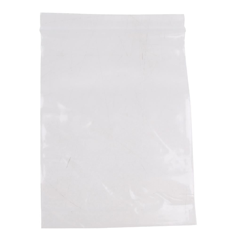 500 Pieces Clear Grip Seal Ziplock Bag Self Seal Resealable Bags 7×10cm