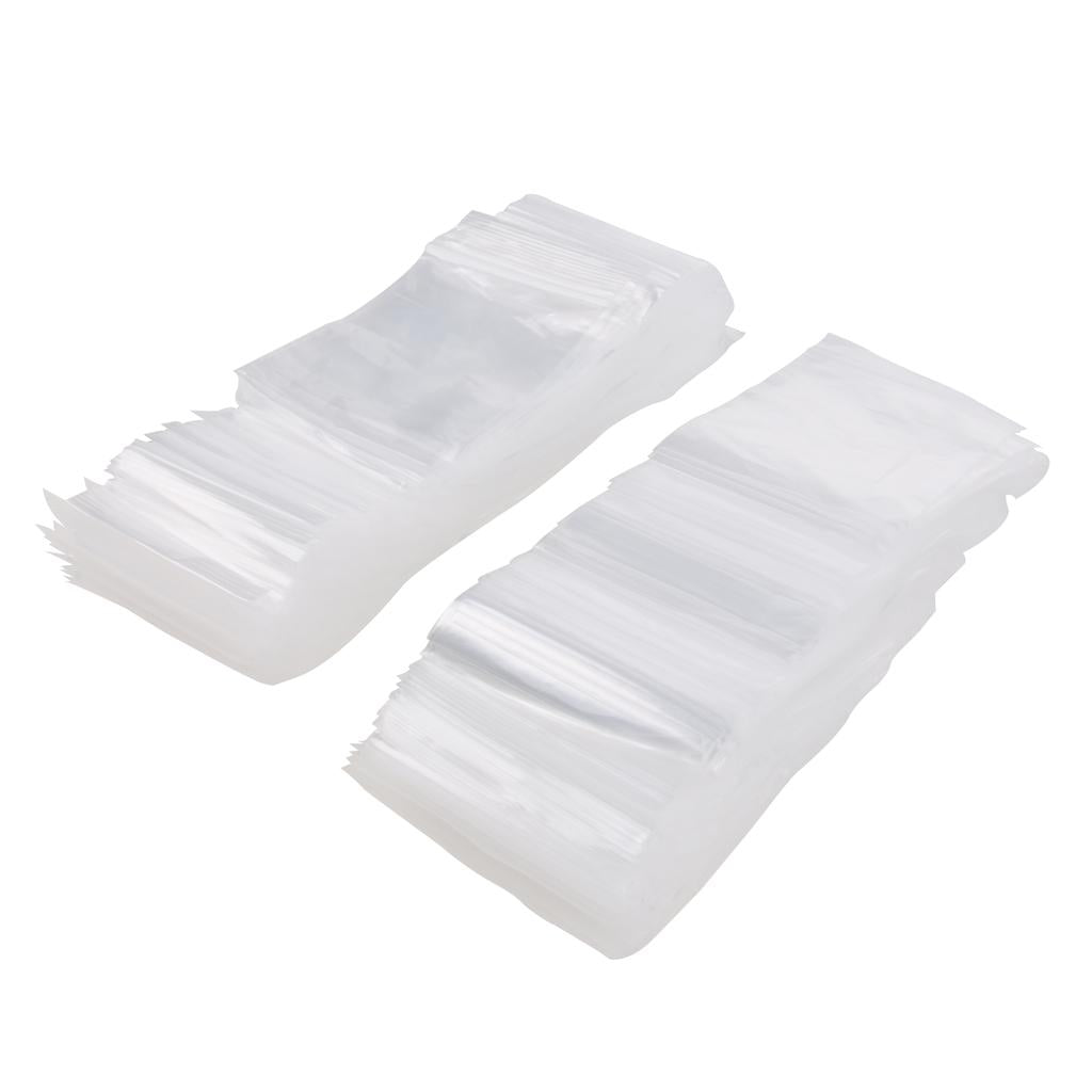 500 Pieces Clear Grip Seal Ziplock Bag Self Seal Resealable Bags 7×10cm