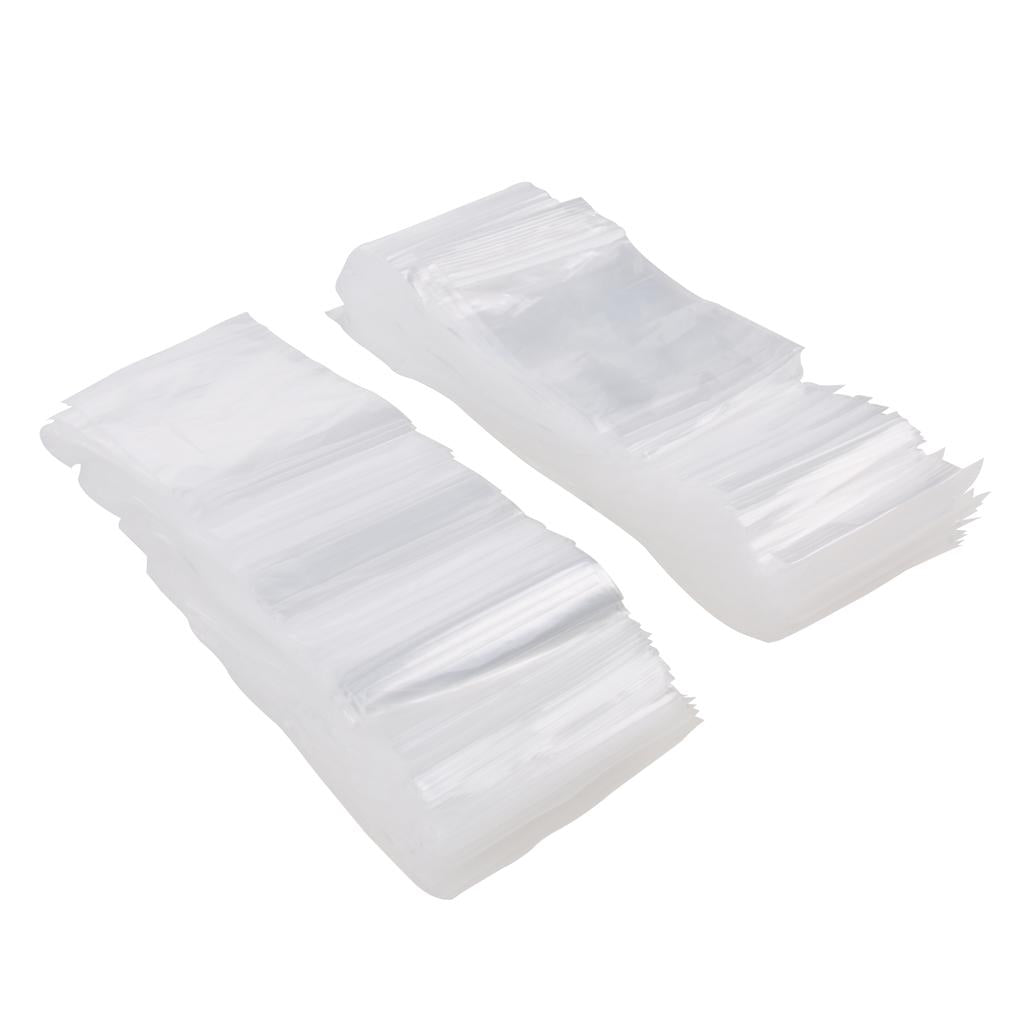 500 Pieces Clear Grip Seal Ziplock Bag Self Seal Resealable Bags 7×10cm