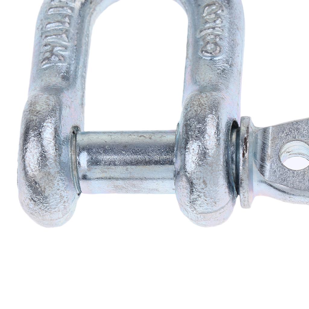 U Shackle D Buckle Screw Pin Alloy Steel Rigging Galvanised Hardware 10mm