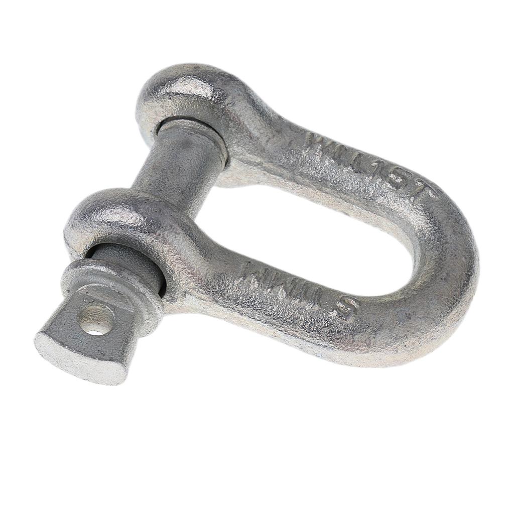 U Shackle D Buckle Screw Pin Alloy Steel Rigging Galvanised Hardware 11mm